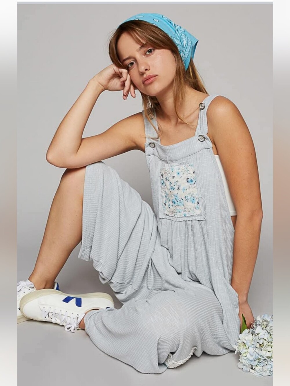 Oversized Y2K Boho Hippie Fairycore Festival Cottagecore Overalls Sz M New